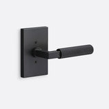 Sure-Loc LV100 FBL GRIP-SKN FBL flat black dummy door lever