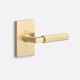Sure-Loc LV100 SB GRIP-KN SB satin brass dummy door lever