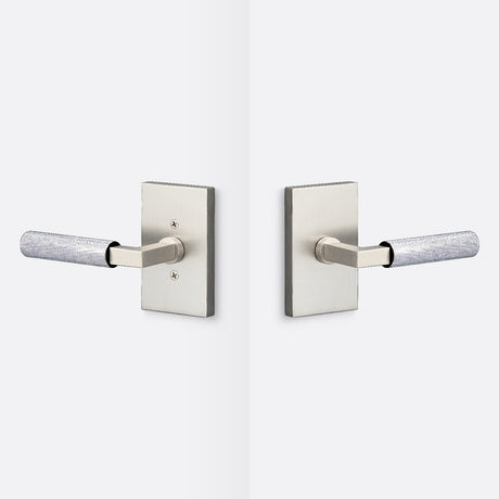 Sure-Loc LV101 15 GRIP-KN 26 satin nickel / polished chrome passage door lever