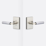 Sure-Loc LV101 15 GRIP-KN 26 satin nickel / polished chrome passage door lever