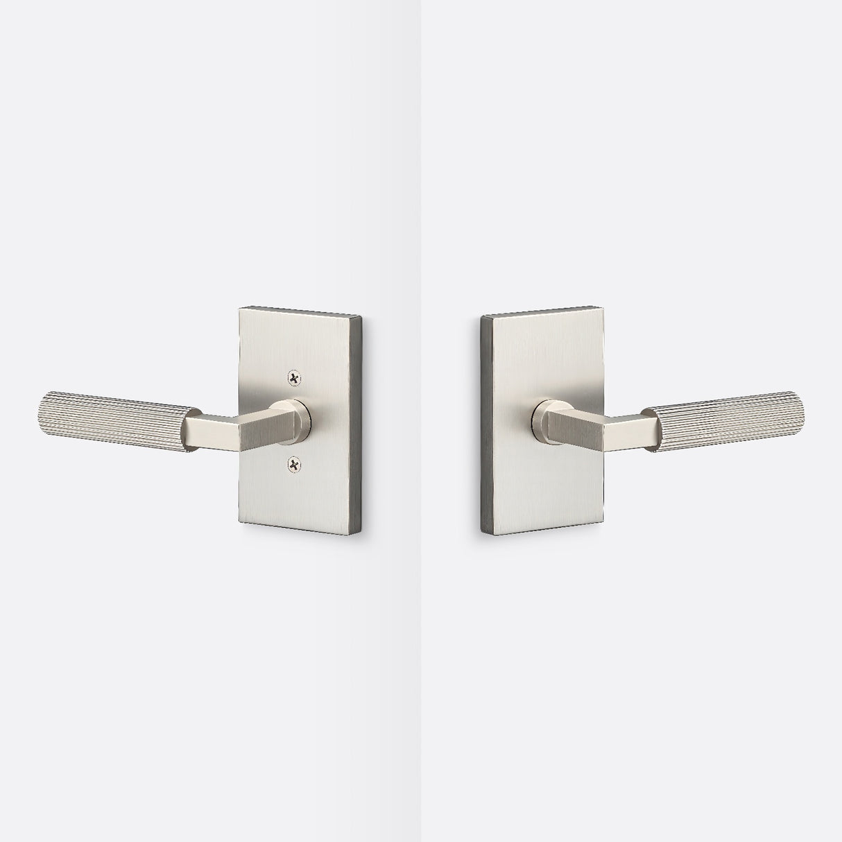 Sure-Loc LV101 15 GRIP-SKN 15 satin nickel passage door lever