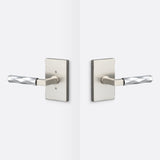 Sure-Loc LV101 15 GRIP-VT 26 satin nickel / polished chrome passage door lever