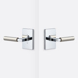 Sure-Loc LV101 26 GRIP-SM 15 polished chrome / satin nickel passage door lever