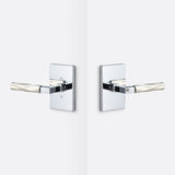 Sure-Loc LV101 26 GRIP-VT 15 polished chrome / satin nickel passage door lever