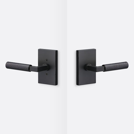 Sure-Loc LV101 FBL GRIP-KN FBL flat black passage door lever