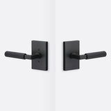 Sure-Loc LV101 FBL GRIP-SKN FBL flat black passage door lever