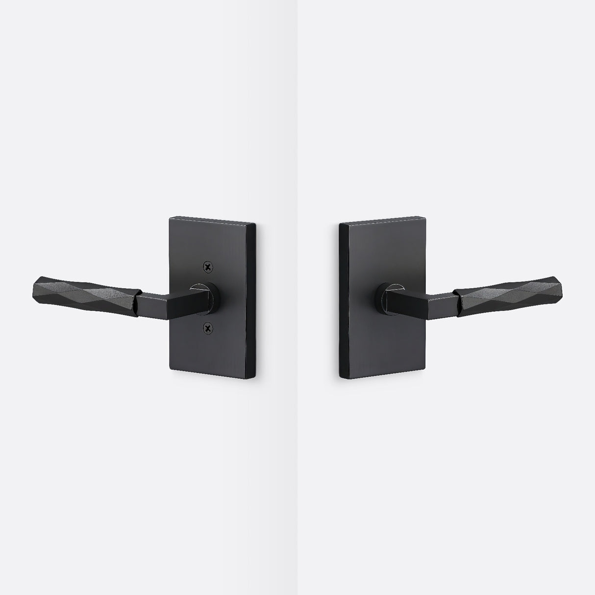 Sure-Loc LV101 FBL GRIP-VT FBL flat black passage door lever