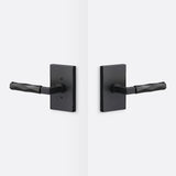 Sure-Loc LV101 FBL GRIP-VT FBL flat black passage door lever