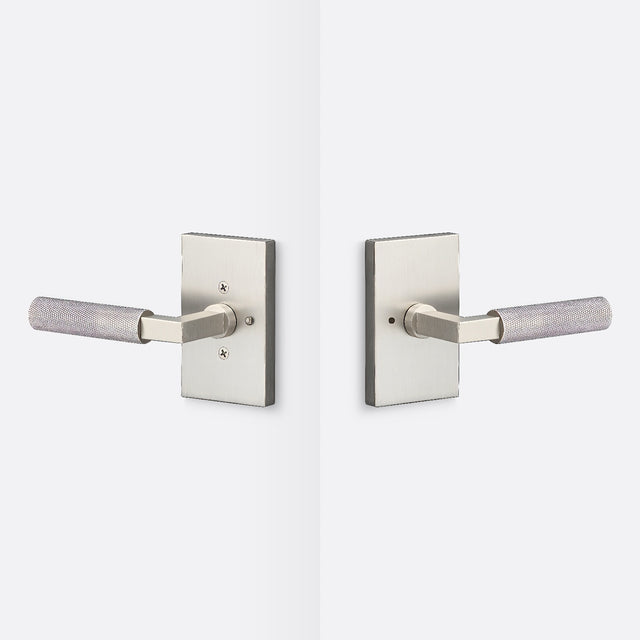 Sure-Loc LV102 15 GRIP-KN 15 satin nickel privacy door lever