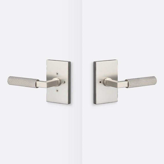 Sure-Loc LV102 15 GRIP-SKN 15 satin nickel privacy door lever