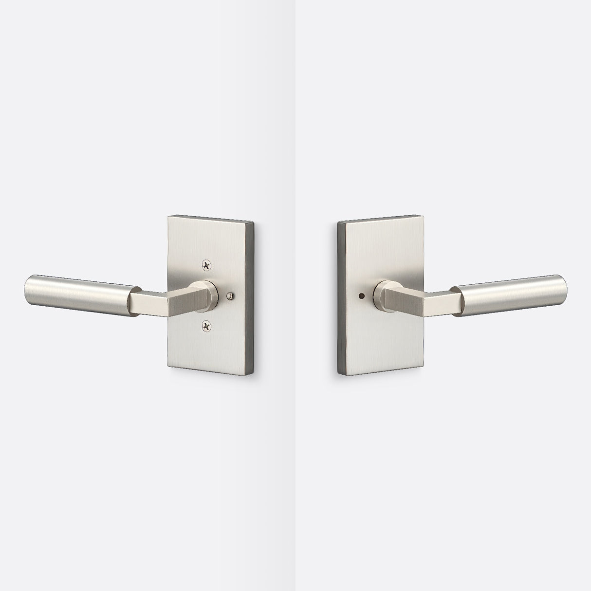 Sure-Loc LV102 15 GRIP-SM 15 satin nickel privacy door lever