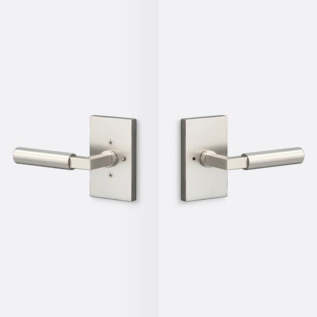 Sure-Loc LV102 15 GRIP-SM 15 satin nickel privacy door lever