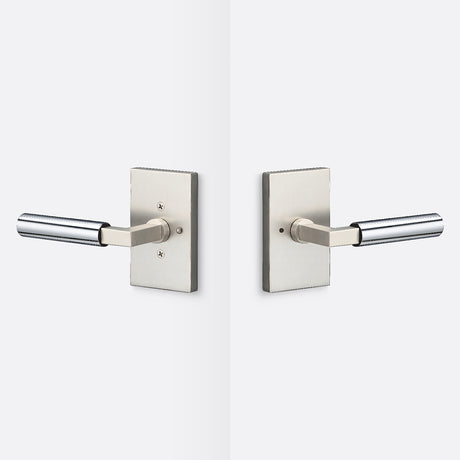 Sure-Loc LV102 15 GRIP-SM 26 satin nickel / polished chrome privacy door lever