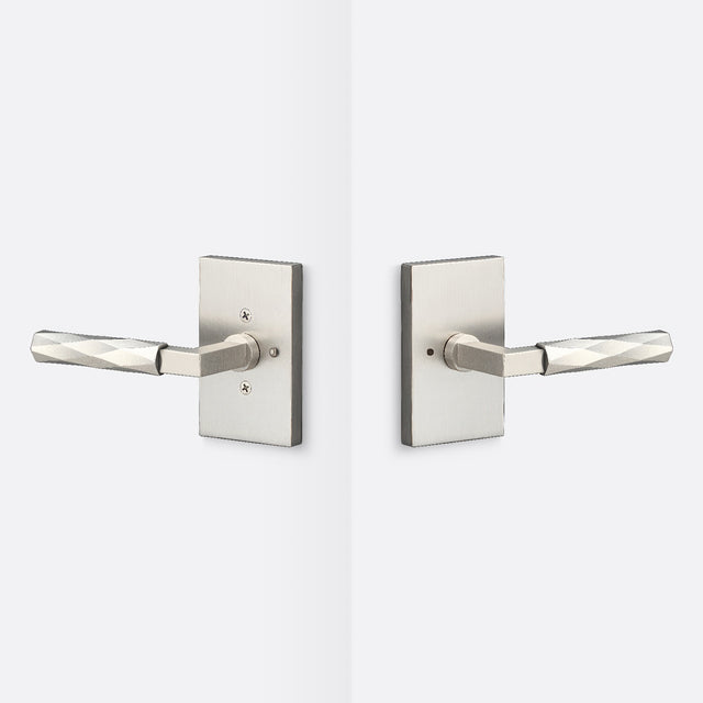 Sure-Loc LV102 15 GRIP-VT 15 satin nickel privacy door lever