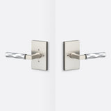 Sure-Loc LV102 15 GRIP-VT 26 satin nickel / polished chrome privacy door lever
