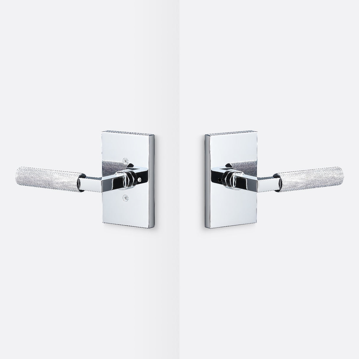 Sure-Loc LV102 26 GRIP-KN 26 polished chrome privacy door lever