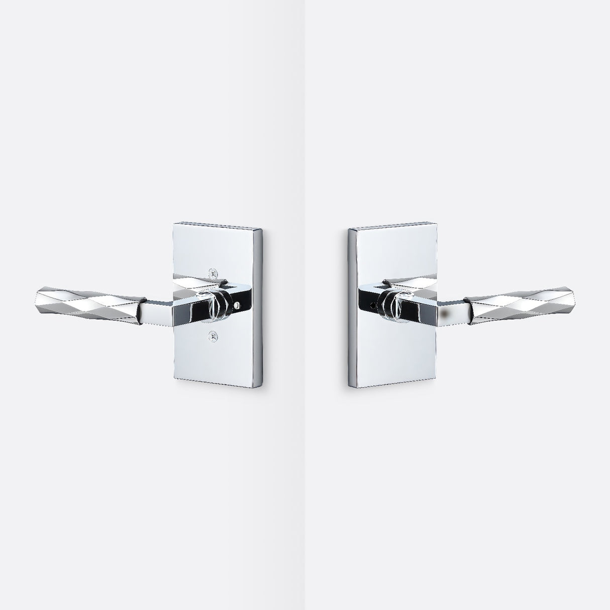 Sure-Loc LV102 26 GRIP-VT 26 polished chrome privacy door lever