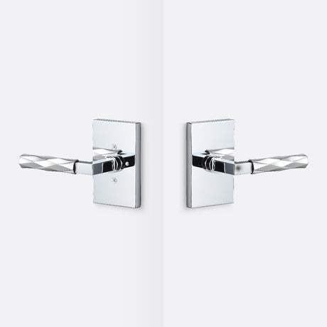 Sure-Loc LV102 26 GRIP-VT 26 polished chrome privacy door lever