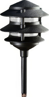 Dabmar Lighting LV102-3B-B black pagoda light