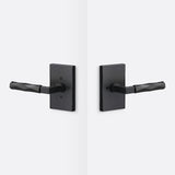Sure-Loc LV102 FBL GRIP-VT FBL flat black privacy door lever