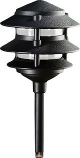 Dabmar Lighting LV102-L3-AMB-3B-B black pagoda light