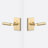 Sure-Loc LV102 SB GRIP-SM SB satin brass privacy door lever