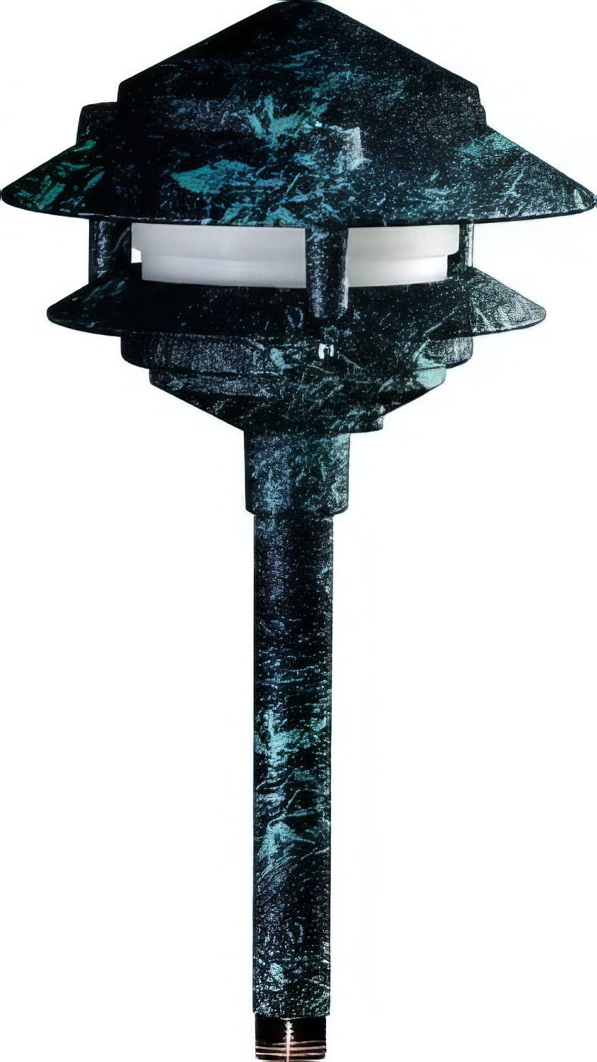 Dabmar Lighting LV102S-10T-VG verde green pagoda light