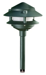 Dabmar Lighting LV102S-L3-64K-3B-G green pagoda light