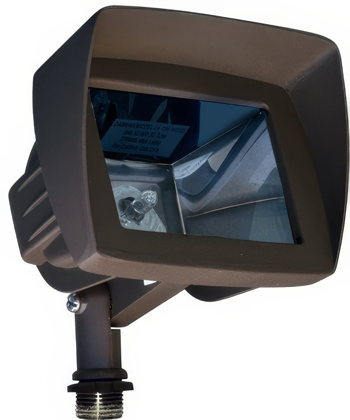 Dabmar Lighting LV105-L3-AMB-BZ-HOOD bronze flood light