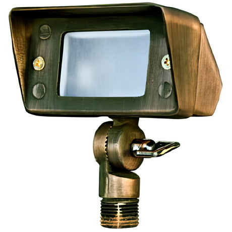 Dabmar Lighting LV116-WBS weathered brass area flood light