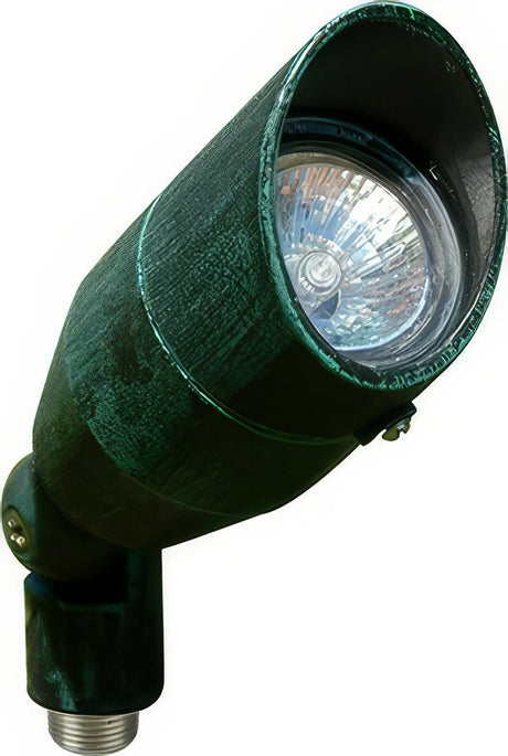 Dabmar Lighting LV190-L7-27K-PG patina green directional spotlight