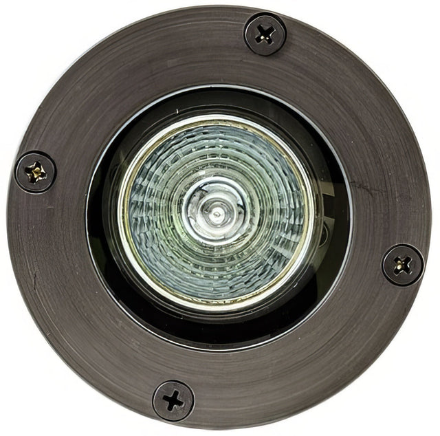 Dabmar Lighting LV25-L5-27K-WBS weathered brass in ground well light