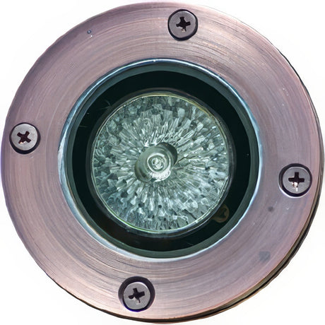 Dabmar Lighting LV25-WBS weathered brass in ground well light