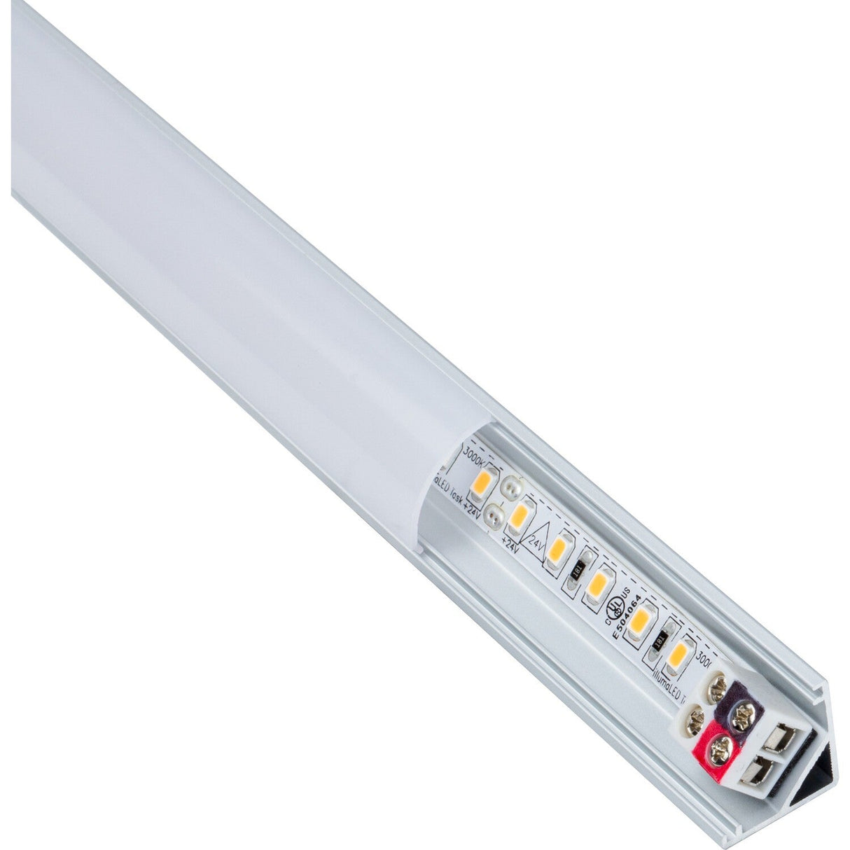 Task Lighting LV2P324V42-10W3 38-1/8" 225 Lumens/Ft. 24-Volt Standard Output Angled Linear Fixture