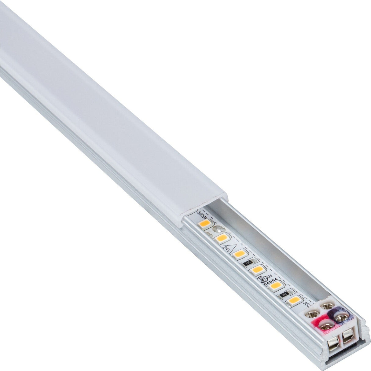 Task Lighting LV2P724V30-07W3 26-15/16" 225 Lumens/Ft. 24-Volt Standard Output Flat Linear Fixture