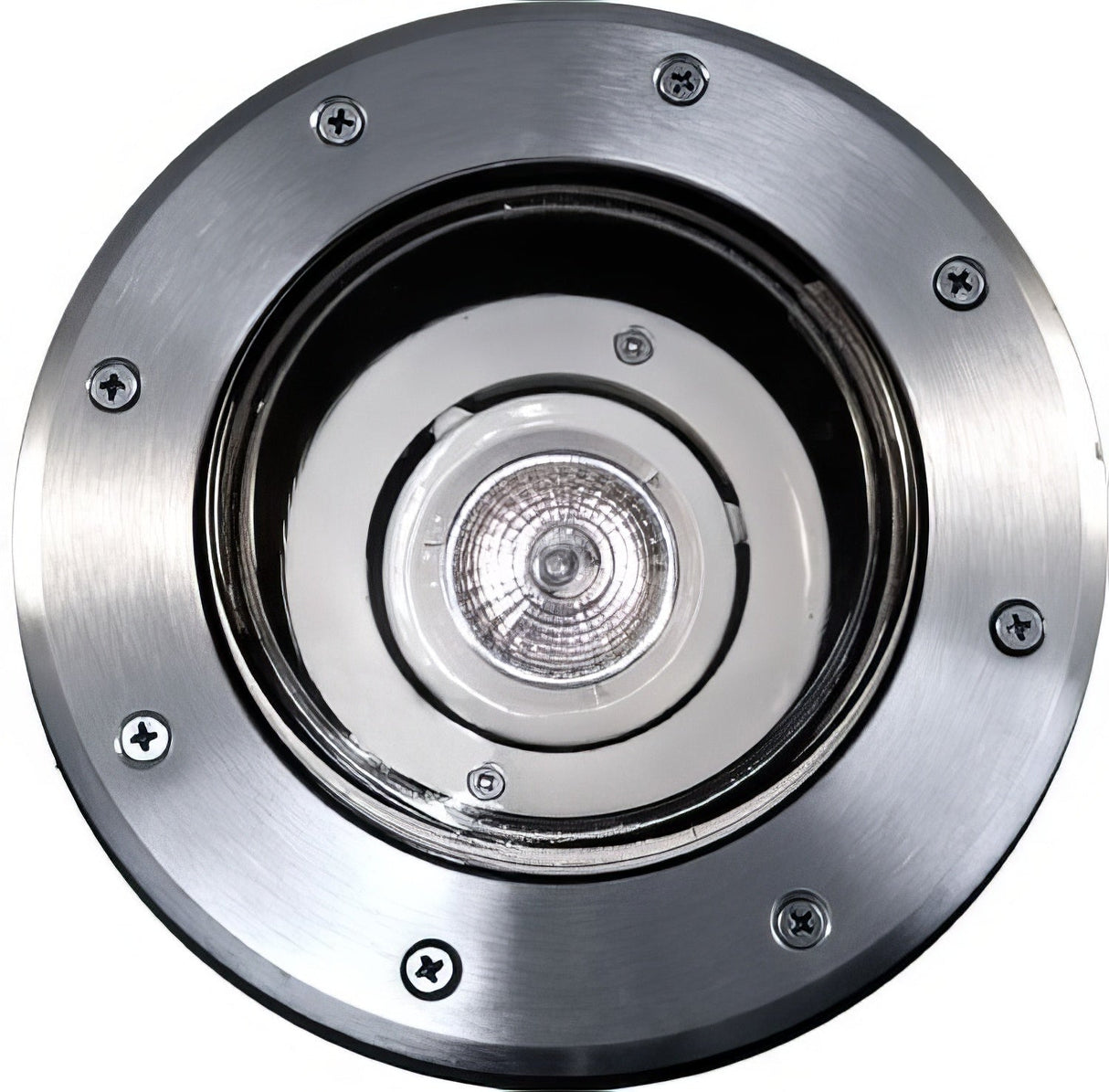 Dabmar Lighting LV306-L4-30K-SS304 in-ground well light in satin stainless, additional view