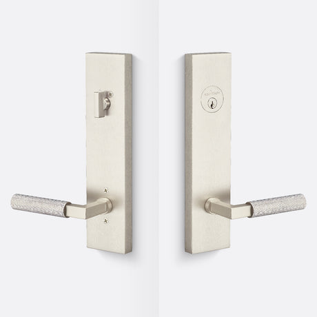 Sure-Loc LV307 15-GRIP KN 15 satin nickel single cylinder handleset