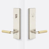 Sure-Loc LV307 15-GRIP KN SB satin nickel / satin brass single cylinder handleset
