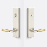 Sure-Loc LV307 15-GRIP SM SB satin nickel / satin brass single cylinder handleset
