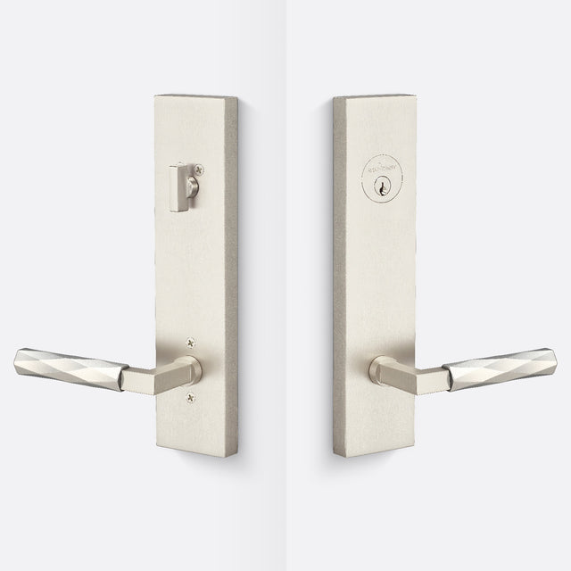 Sure-Loc LV307 15-GRIP VT 15 satin nickel single cylinder handleset