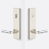 Sure-Loc LV307 15-GRIP VT 26 satin nickel / polished chrome single cylinder handleset