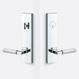 Sure-Loc LV307 26-GRIP KN 26 polished chrome single cylinder handleset