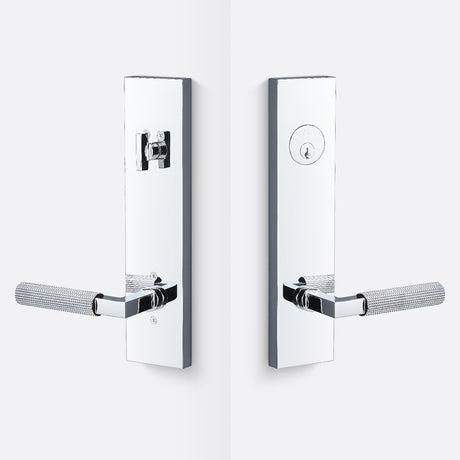 Sure-Loc LV307 26-GRIP SKN 26 polished chrome single cylinder handleset