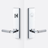 Sure-Loc LV307 26-GRIP SKN 26 polished chrome single cylinder handleset