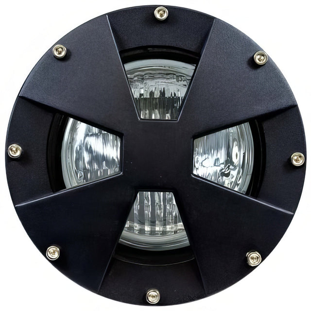 Dabmar Lighting LV307-L4-64K-B black in ground well light