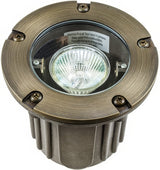 Dabmar Lighting LV342-L5-65K-WBS weathered brass in ground well light