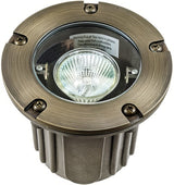 Dabmar Lighting LV342-L7-65K-WBS weathered brass in ground well light