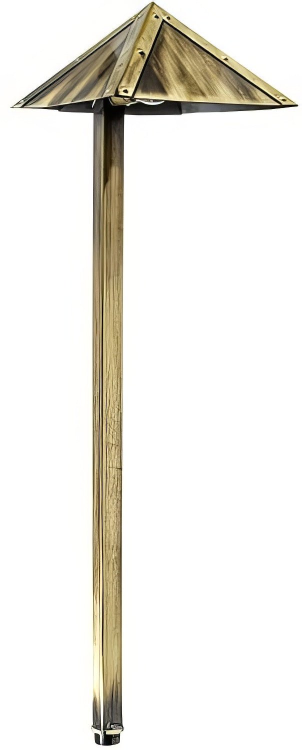 Dabmar Lighting LV45-L3-30K-ABS antique brass path light