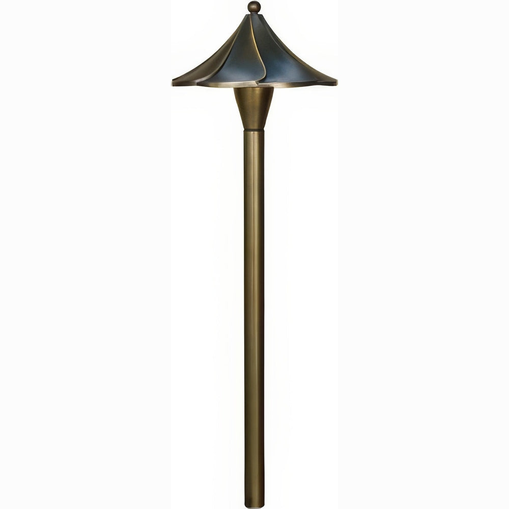 Dabmar Lighting LV47-L3-AMB-WBS weathered brass path light