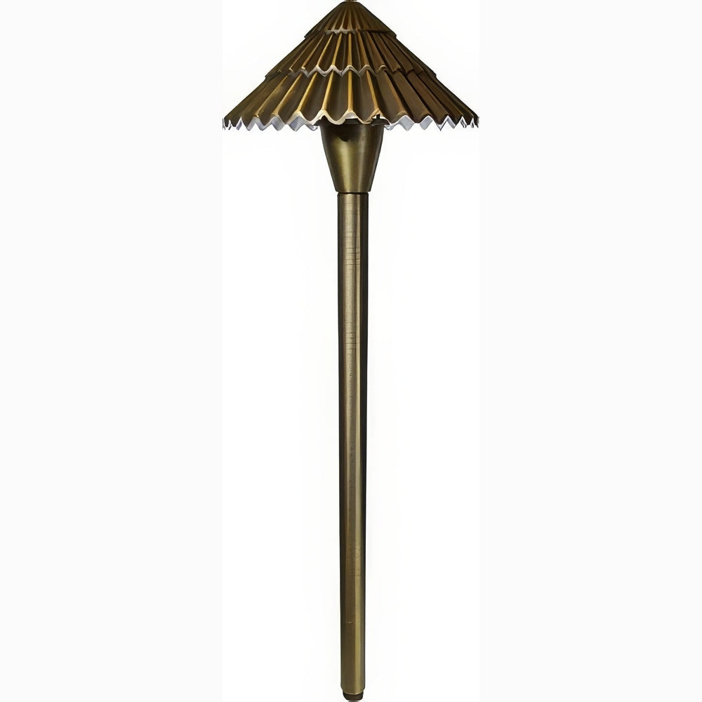 Dabmar Lighting LV48-L3-AMB-WBS weathered brass path light